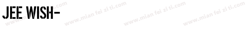 Jee Wish字体转换
